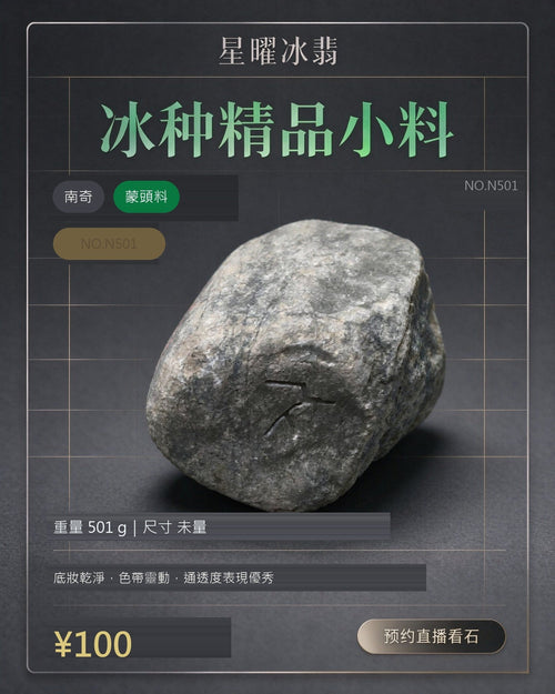NO.N501 南奇 蒙頭料 天然翡翠原石
