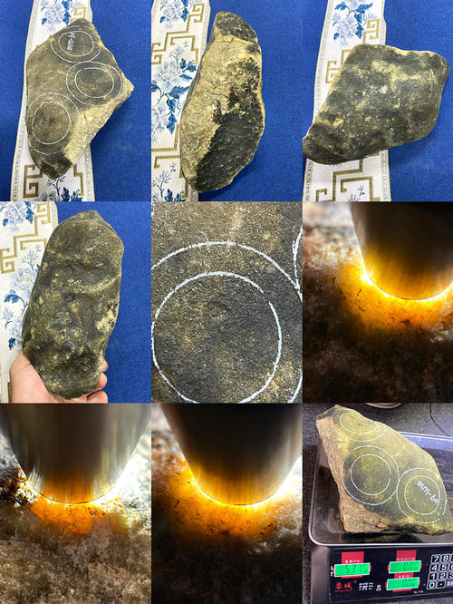 翡翠原石 NO.4 實拍圖 01