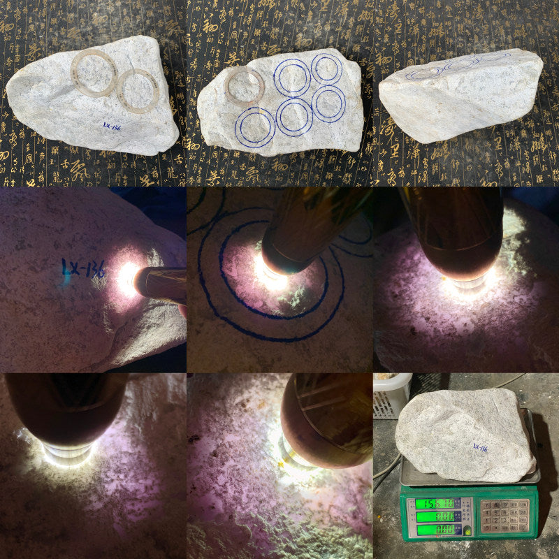 翡翠原石 NO.X136 實拍圖 01